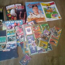 Baseball Cards And Magazines 