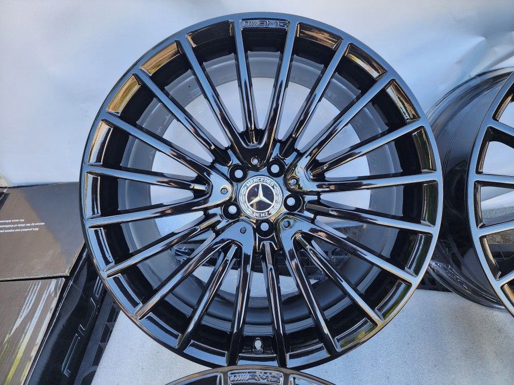 2024 MERCEDES S63 S550 AMG 21" WHEELS RIMS FACTORY OEM