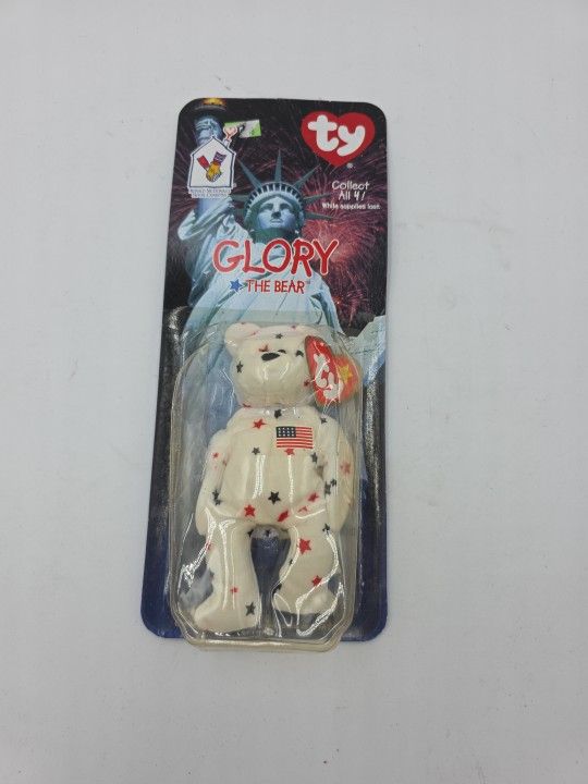MCDONALDS TY BEANIE BABY GLORY THE BEAR PLUSH