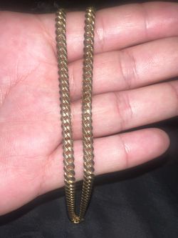 14k solid Cuban chain