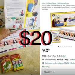 $20 Educational Say And Sound Flip Book & activities For Apraxia And more educational resources