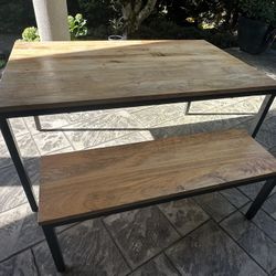 [West Elm] Dining Table & Bench 