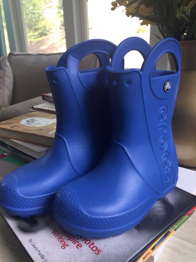 Brand new Crocs kids rain boots