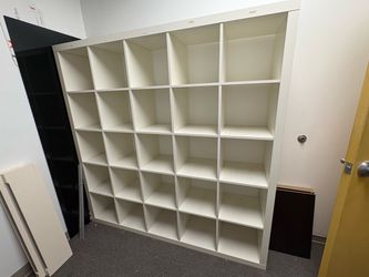 Large White Cube Shelving Unit