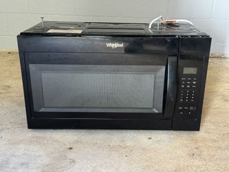 Black Above Range Microwave