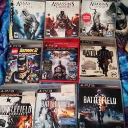 PS3 Games, $6 Each