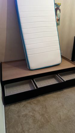 Twin Bed Frame and Mattress