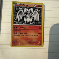 Reshiram #28 Pokemon Legendary Treasures 
