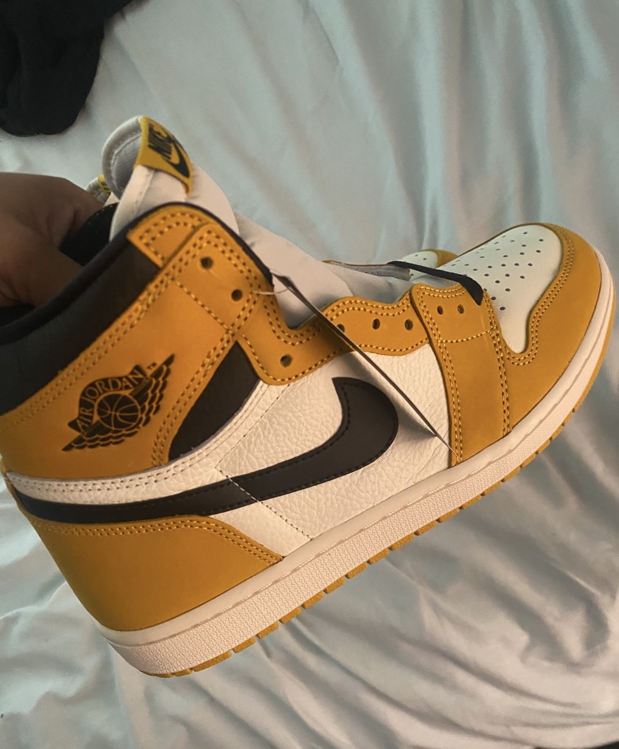 Jordan 1 (Yellow Ochre) Men’s Size 10