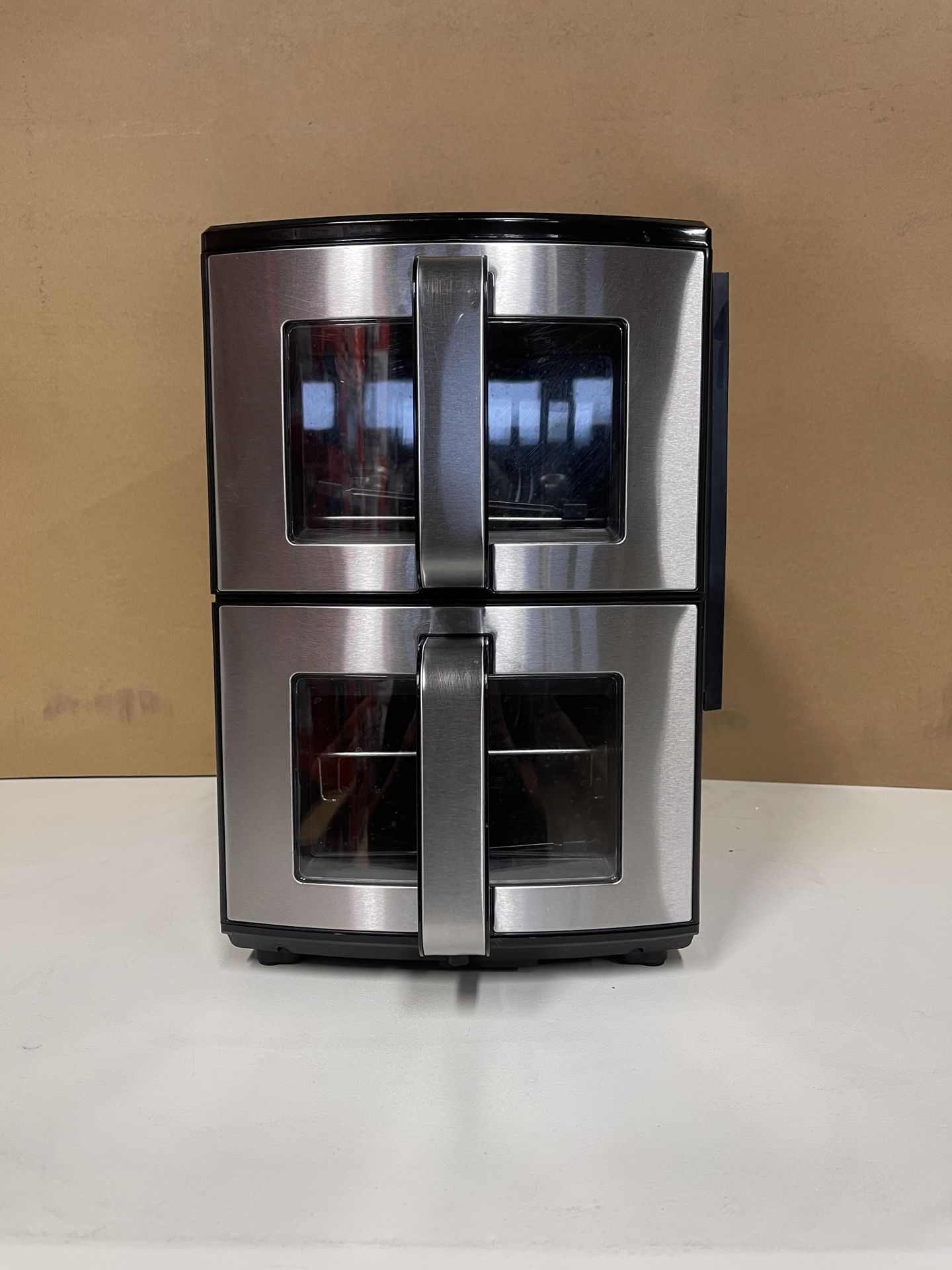 Gourmia 11QT Dual Basket Air Fryer – Smart Finish, 4-Layer Cooking 