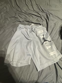 Jordan Dri-FIT Gray Basketball Shorts Size Large