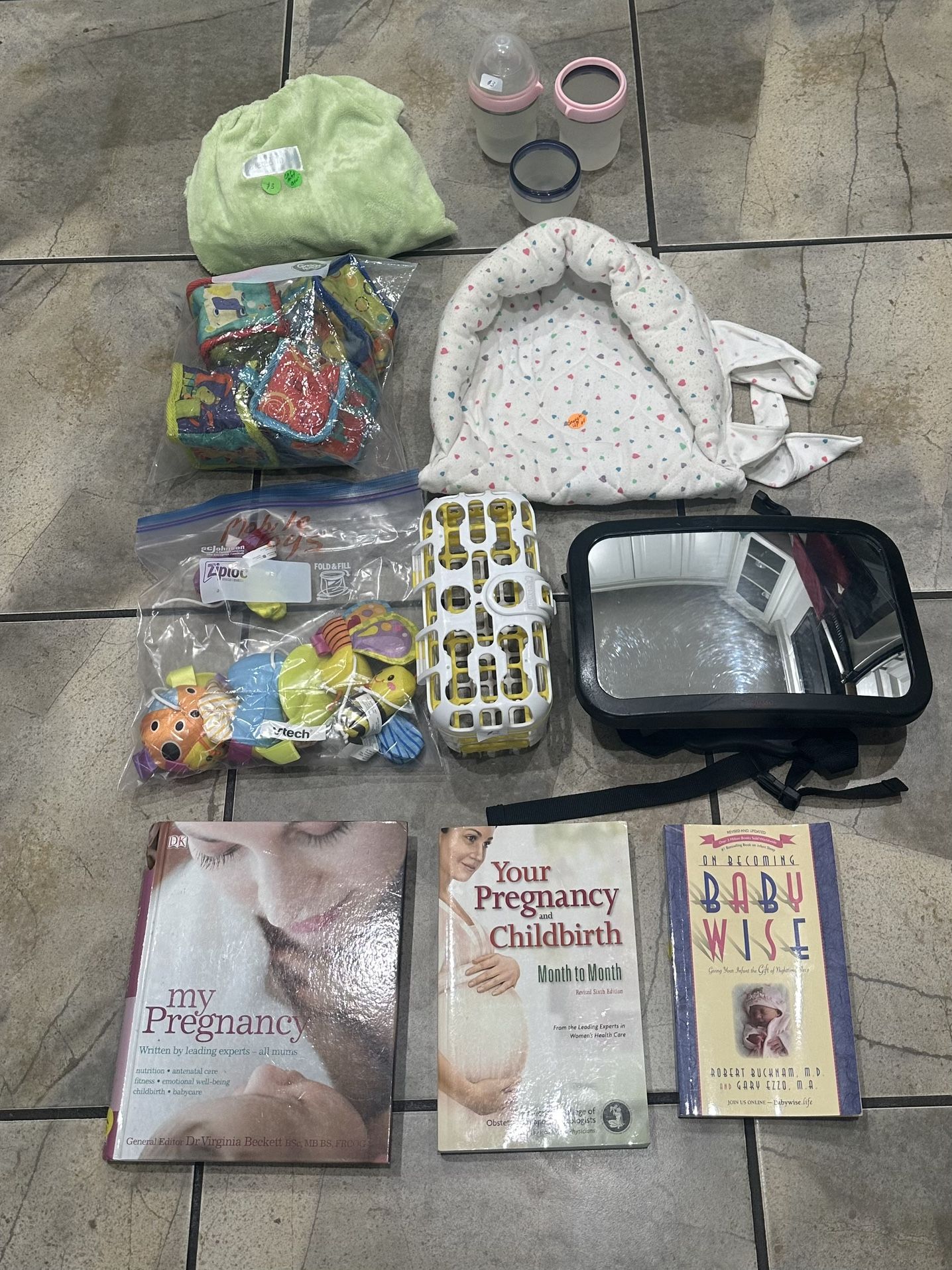 Baby Items and Pregnancy Books (Price in Description)