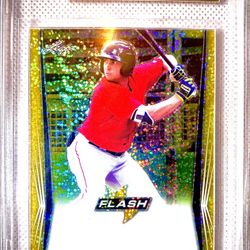Triston Casas 2018 Leaf Flash Prismatic Gold Rookie True 1/1
