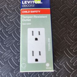 LEVITON Tamper-Resistant Outlet T5325-DW
