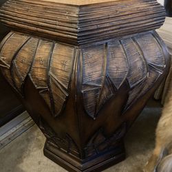 Bamboo!wood Plant Stand!table