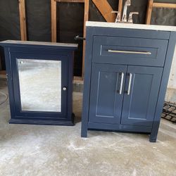 Bathroom Vanity and Sink