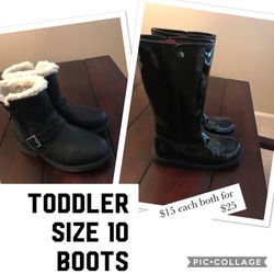 Toddler size 10 boots