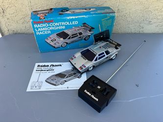 1982 Radio Shack Lamborghini Racer RC Car 60-3043 Vintage Box Controller Manual