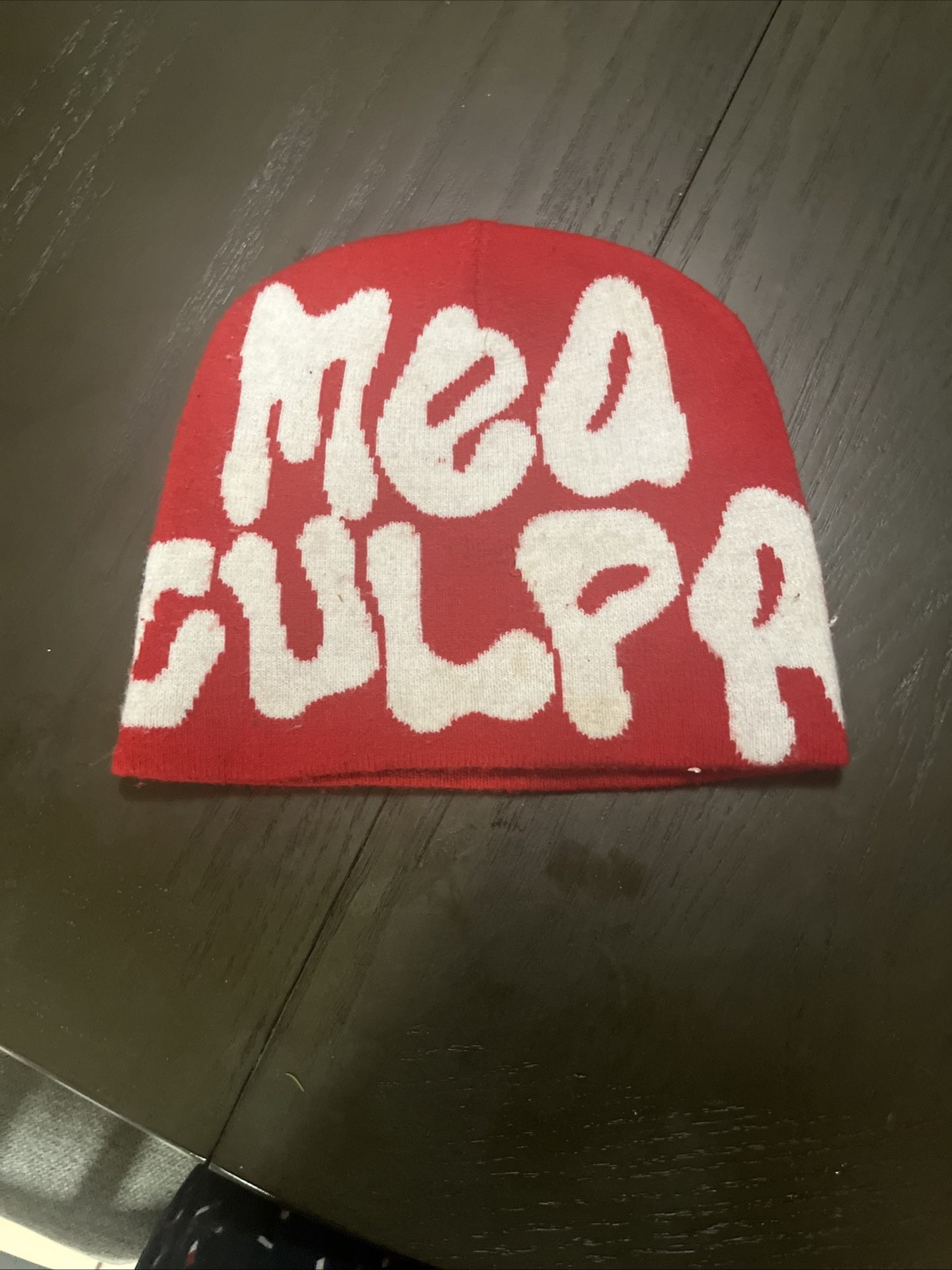 Mealgulpa Red Beanie