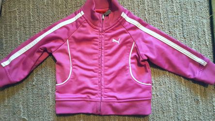 Baby girls puma zip up sweater 6-9m