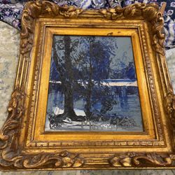 Oil Painting By Morris Katz