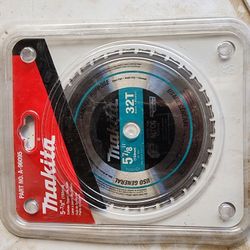 Makita Carbide Tipped Saw Blade- 5-7/8" 32T