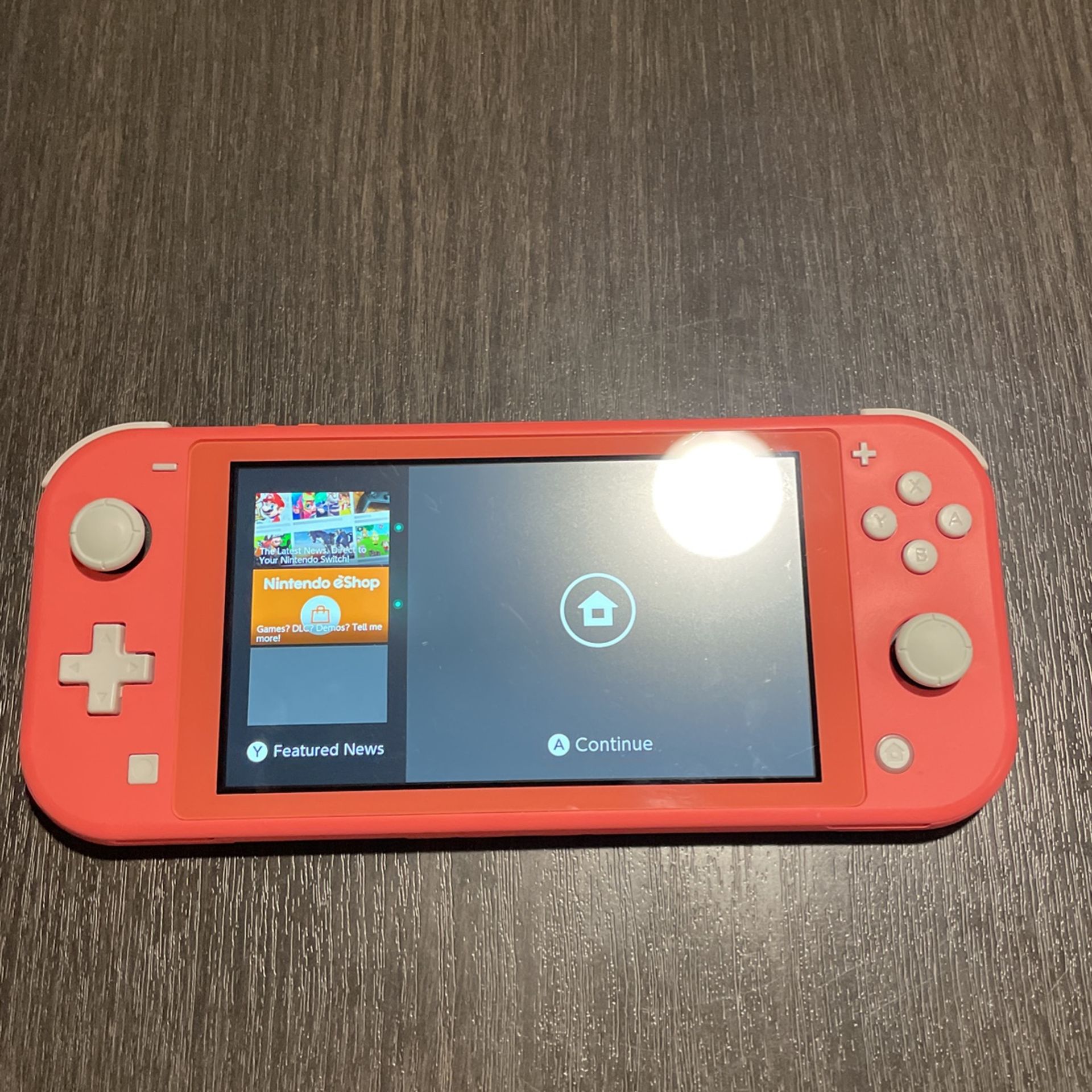 nintendo switch lite (coral)