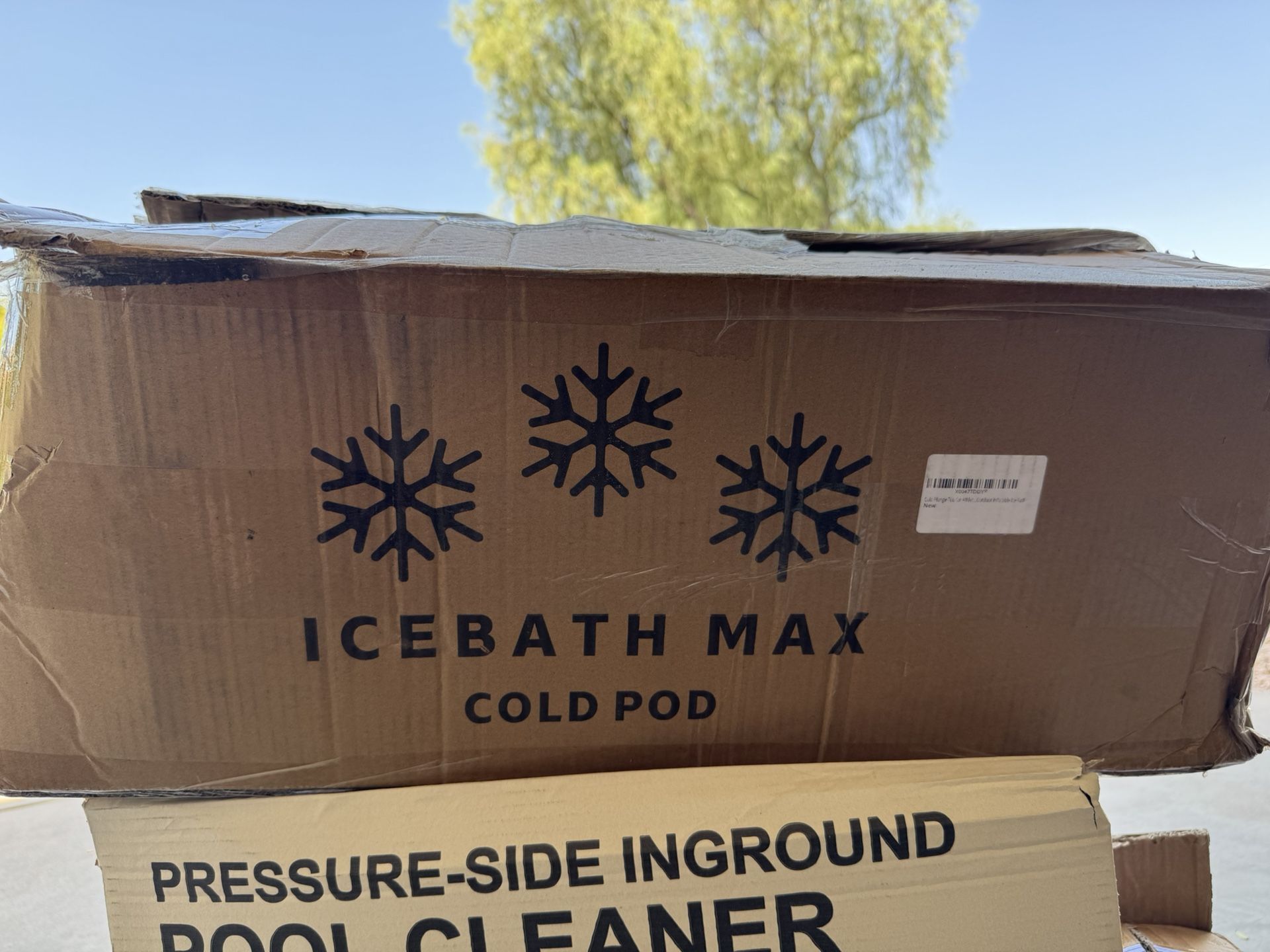 Ice plunger for athlete outdoor inflatable ice bath new