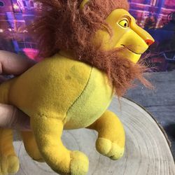 Vintage Disney Applause Lion King Simba Mini Plush Vinyl Face -preowned 