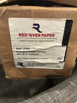 Used Palo Duro Matte Canvas Roll 44x50 2 In. Core