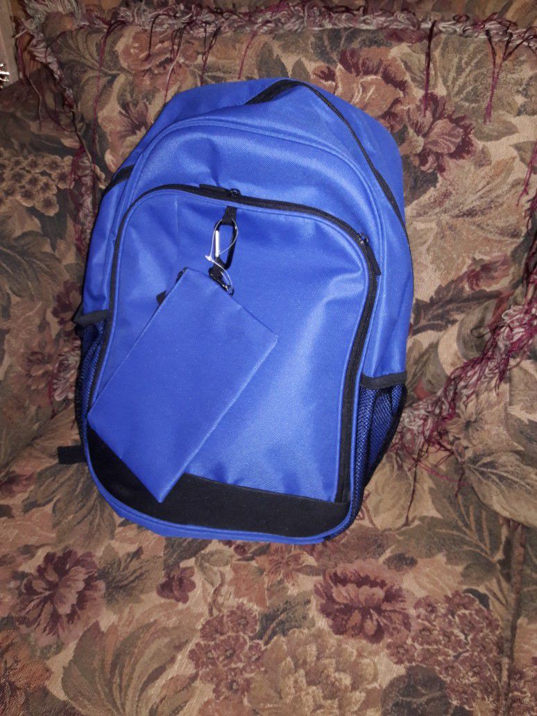New BLUE Back Pack   $20