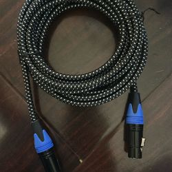 Microphone Cable 15 Ft Brand New