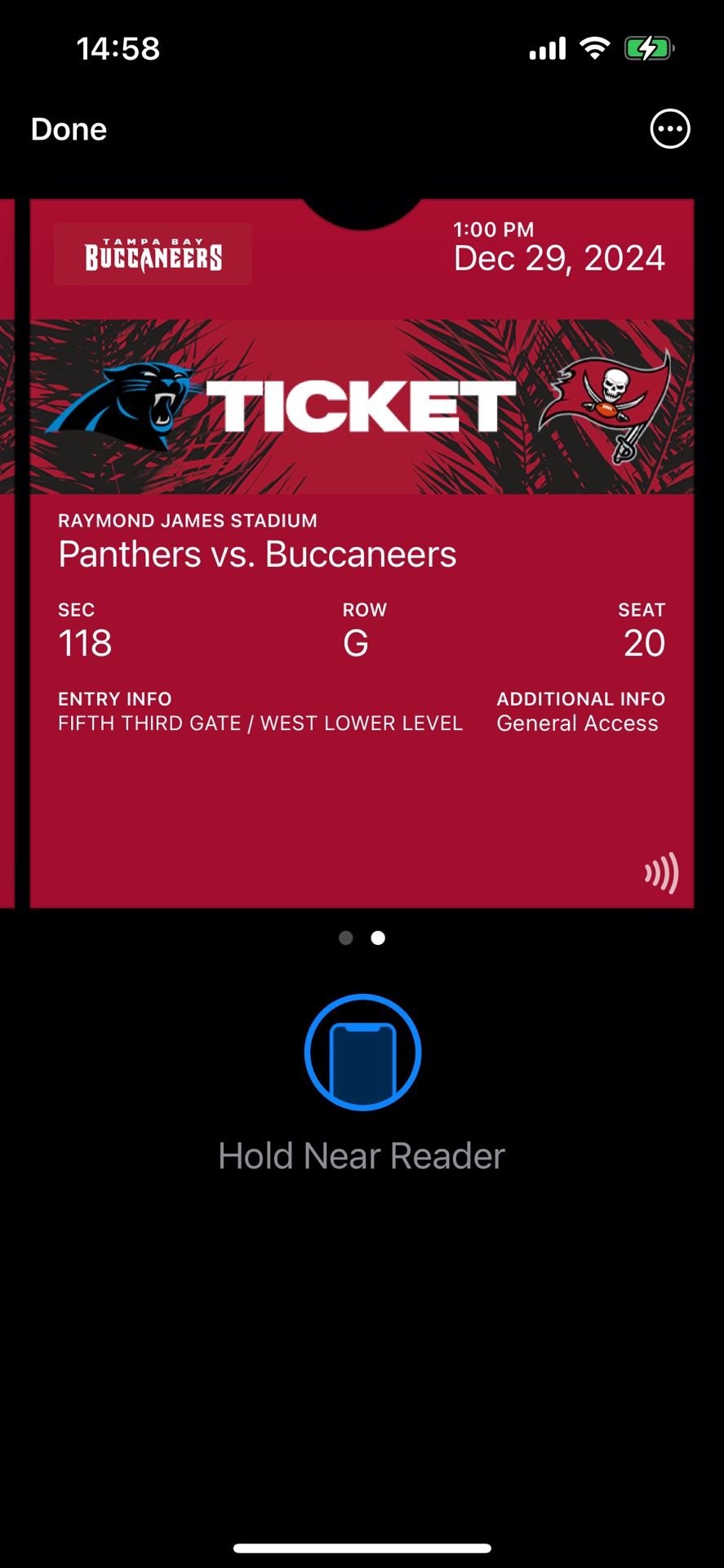 Bucs Vs panthers