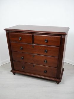 Mahogany Chest of Drawers with Rope Detail