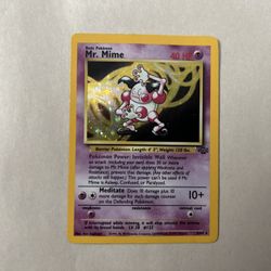 Pokémon Trading Card #122 - Mr. Mime (ORIGINAL)