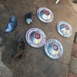 Ford F150 Classic Series 73-79 Water Pump, 4 Rim Covers , 4 Rims, And Starter