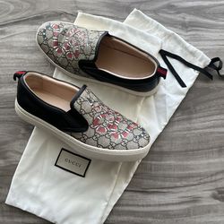 Gucci Supreme Slip-on King Snake Monogram Size 9.5 Mens (7.5 Gucci)