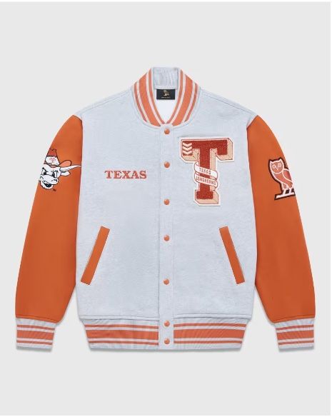 Red Ovo Letterman Hoodie OVO Texas Letterman Jacket Medium Brand New