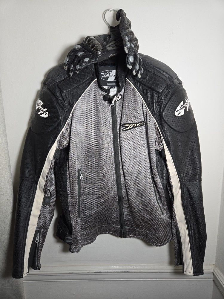 Joe Rocket Motorcycle Jacket & Gloves