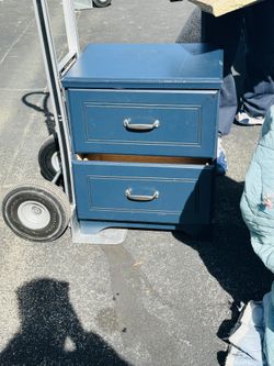 1- Blue Night Stand $50