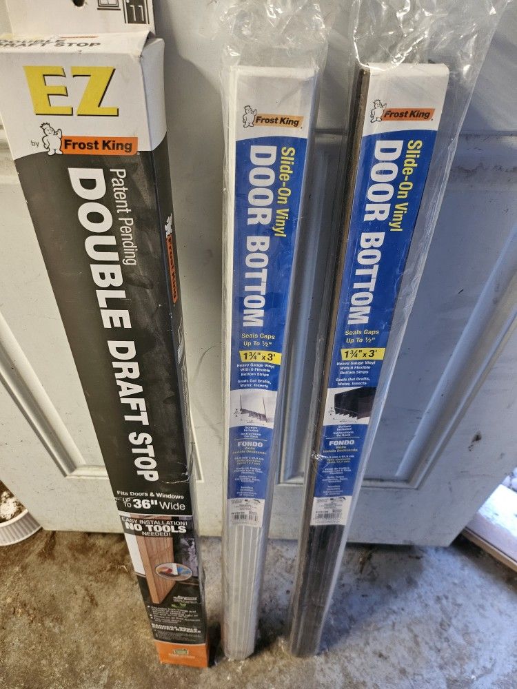 Door Bottoms And Draft Stopper.