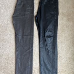 Calvin Klein Leather Type Pants