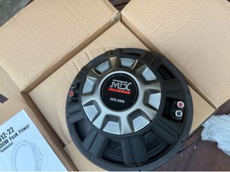 Mtx 12 in subwoofer model 5512-12 800 watt peak power brand new in box almost $210 with tax