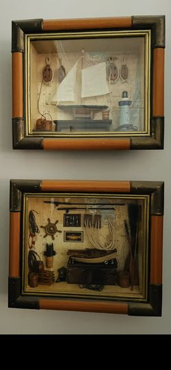 Two Nautical Detailed shadowboxes ⚓️
