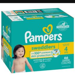 129 Pampers Swaddler Size 4 