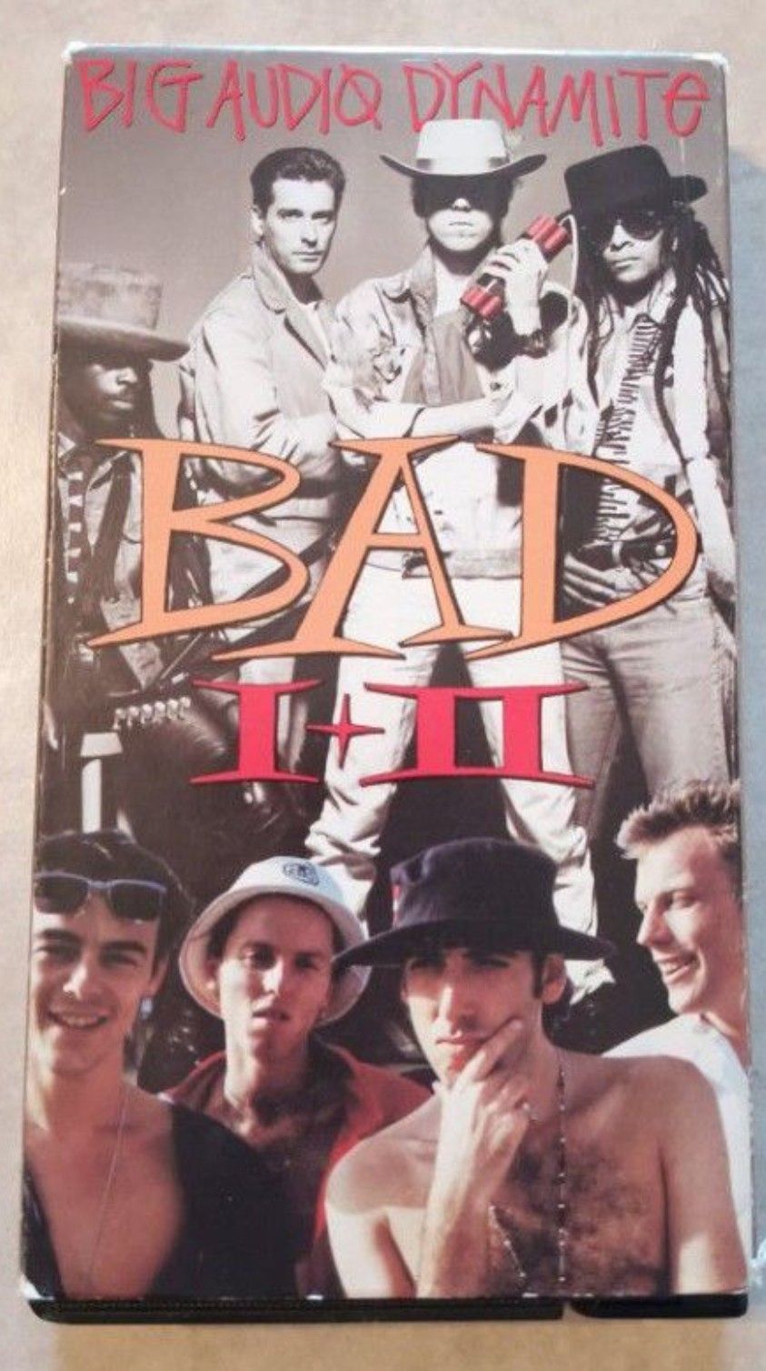 Big Audio Dynamite Bad 1 & 2 VHS - Used