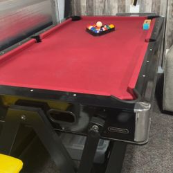 Pool Table and Air Hockey 7ft