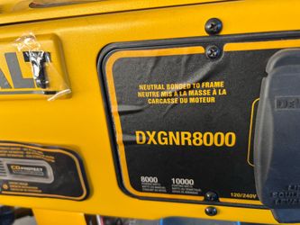 Dewalt Generator DXGNR8000