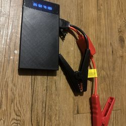 Emergency jump starter for cars rechargeable with cables new