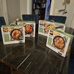 4 Piece Cast Iron Cookware Set- New